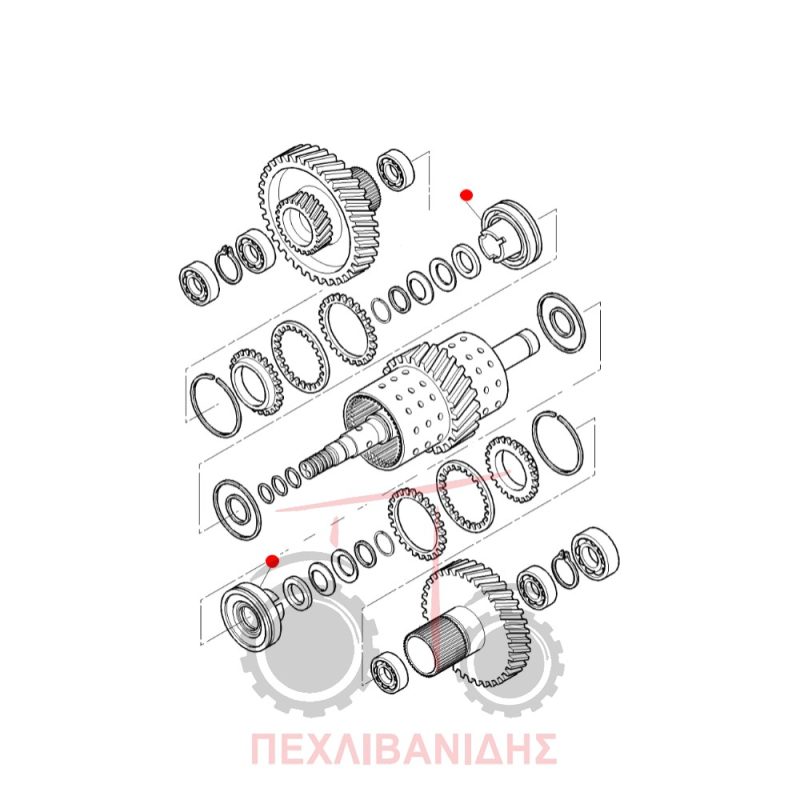 Έμβολο καμπάνας Powershift Massey Ferguson 8200