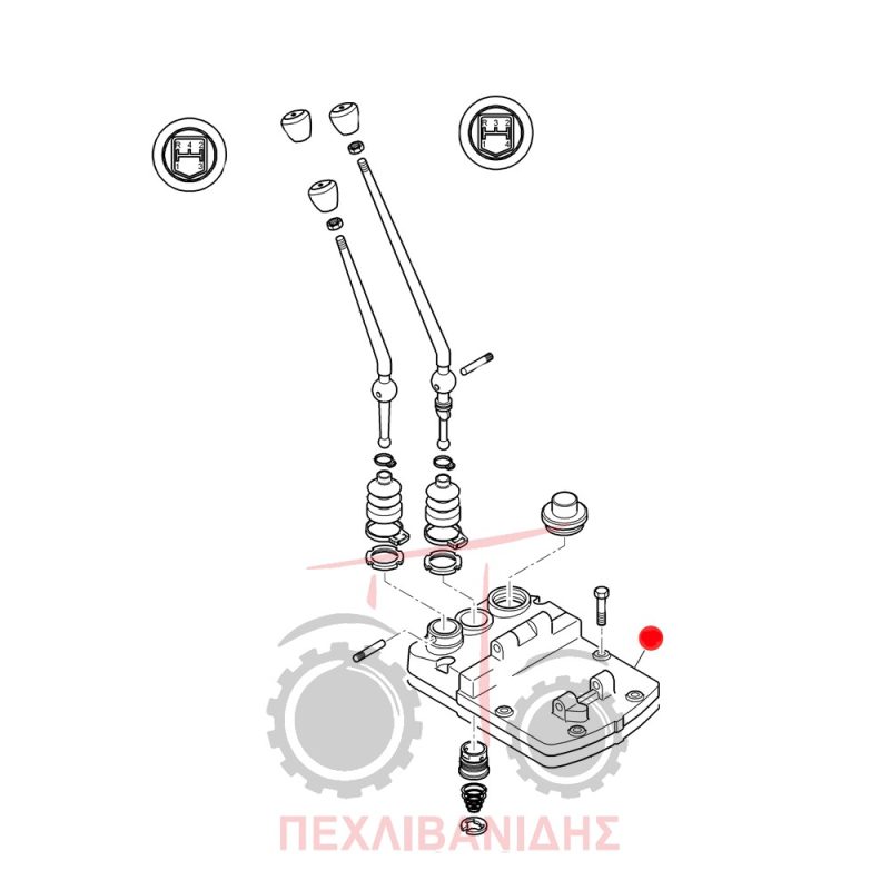 Καπάκι ταχυτήτων Massey Ferguson 240ΧΤR-260ΧΤR Καπάκι ταχυτήτων Massey Ferguson 240ΧΤR-260ΧΤR