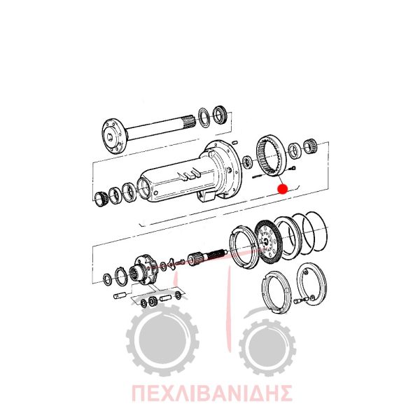 Στεφάνι μειώτηρα Massey Ferguson 3050-3060-5435-5445-5455