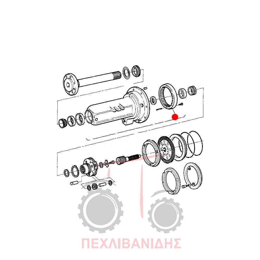 Στεφάνι μειώτηρα Massey Ferguson 3050-3060-5435-5445-5455