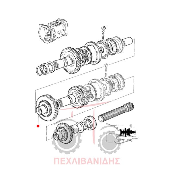 Δαχτυλίδι γραναζιού σασμάν Massey Ferguson 390-398-4200-4300