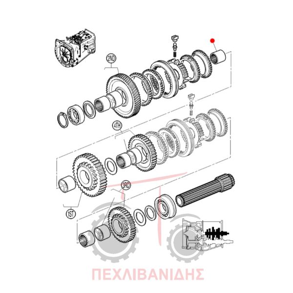 Δαχτυλίδι σασμάν Massey Ferguson 390-398-4200-4300