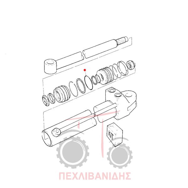 Όρινγκ μπουκάλα τιμόνι Massey Ferguson 1114-1134-2680