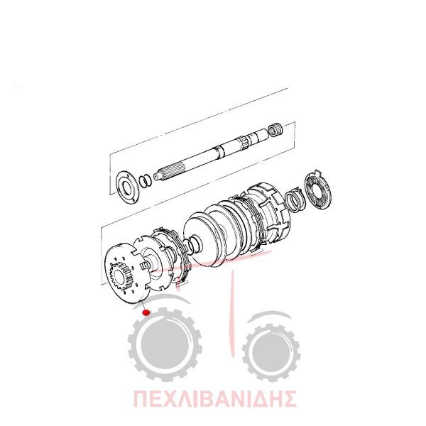 Γρανάζι σασμάν 33Δ Massey Ferguson 4200-4300