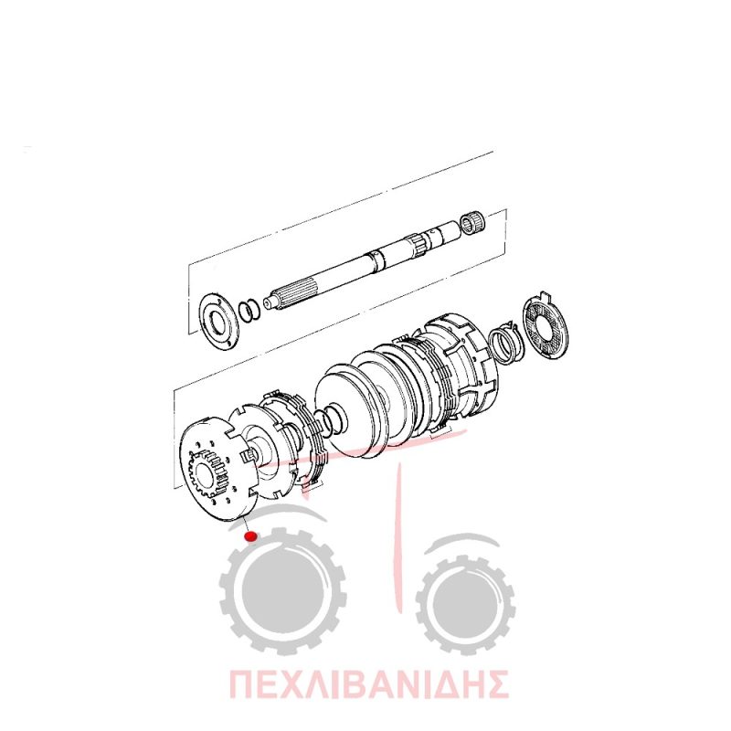 Γρανάζι σασμάν 33Δ Massey Ferguson 4200-4300