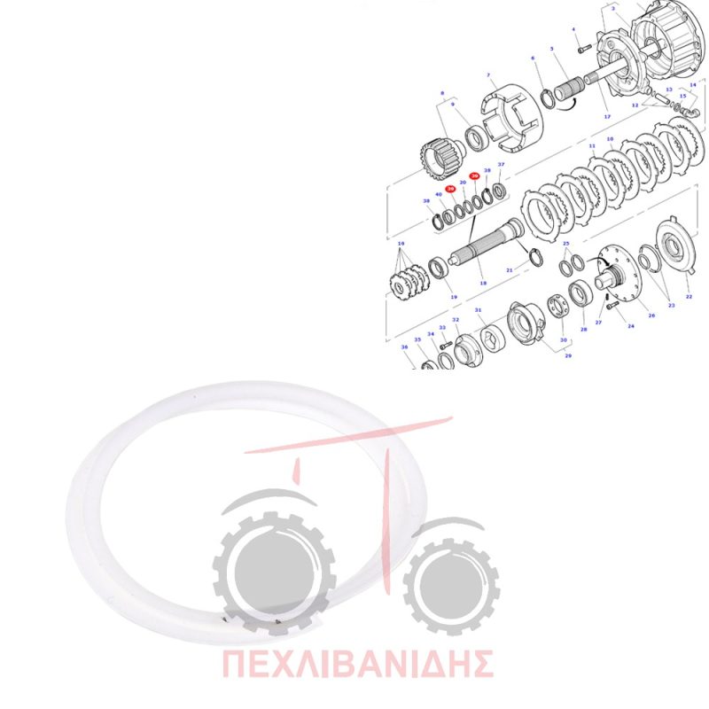Στεγανό Dynashift Massey Ferguson 6100-8100