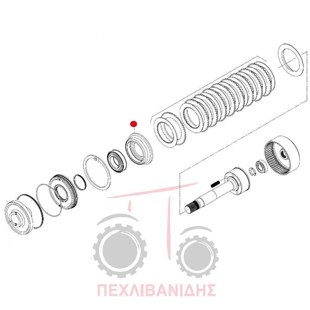 Πλάκα επαναφοράς δίσκων Massey Ferguson 4400