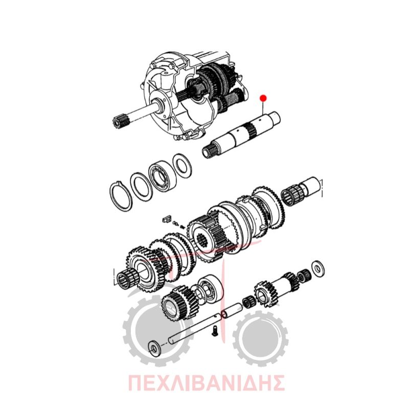 Άξονας μούλτι Massey Ferguson 3000-3100-6100-6200