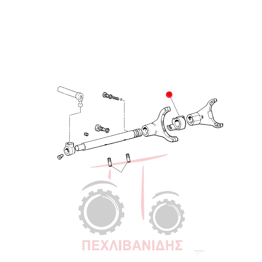 Φουρκέτα αργό-μεσαίο-γρήγορο Massey Ferguson 3300-3400