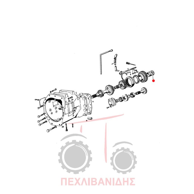 Δαχτυλίδι μπριζντιρέκ Massey Ferguson 1104