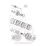 Μακαρονωτό μπριζντιρέκ κίνησης Massey Ferguson 2640-2680