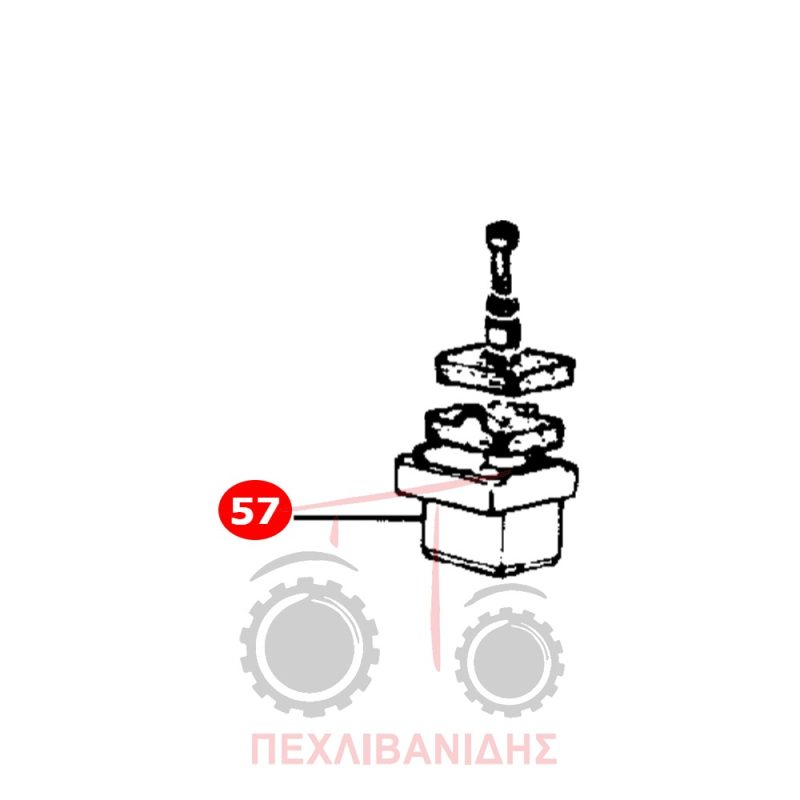 Τακάκι μπροστά διαφορικού παλάγκο Massey Ferguson 397-3610-3690