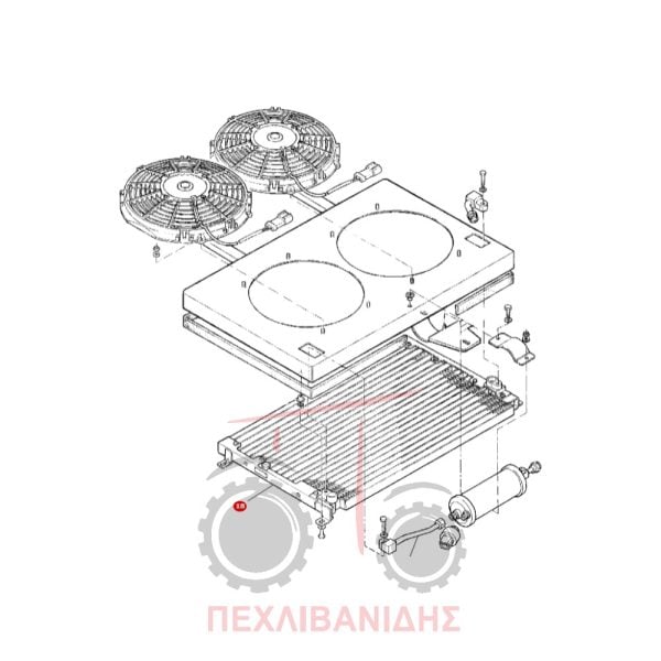 Ψυγείο aircondition condenser Massey Ferguson 3300-3400