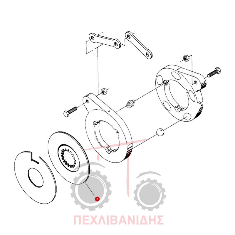 Δίσκος χειρόφρενου Massey Ferguson 9240 Δίσκος χειρόφρενου Massey Ferguson 9240
