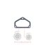 Φλάντζα βάσης φρένων Massey Ferguson 165-175-188-290-390-595-4260-4270