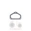Φλάντζα βάσης φρένων Massey Ferguson 165-175-188-290-390-595-4260-4270