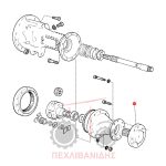 Ημιαξόνιο πίσω διαφορικού Massey Ferguson 390-398-4200 Ημιαξόνιο πίσω διαφορικού Massey Ferguson 390-398-4200