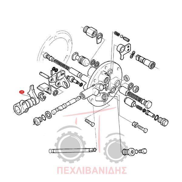 Φρενάκι καμπάνας PTO Massey Ferguson 375-390-398-399-4260