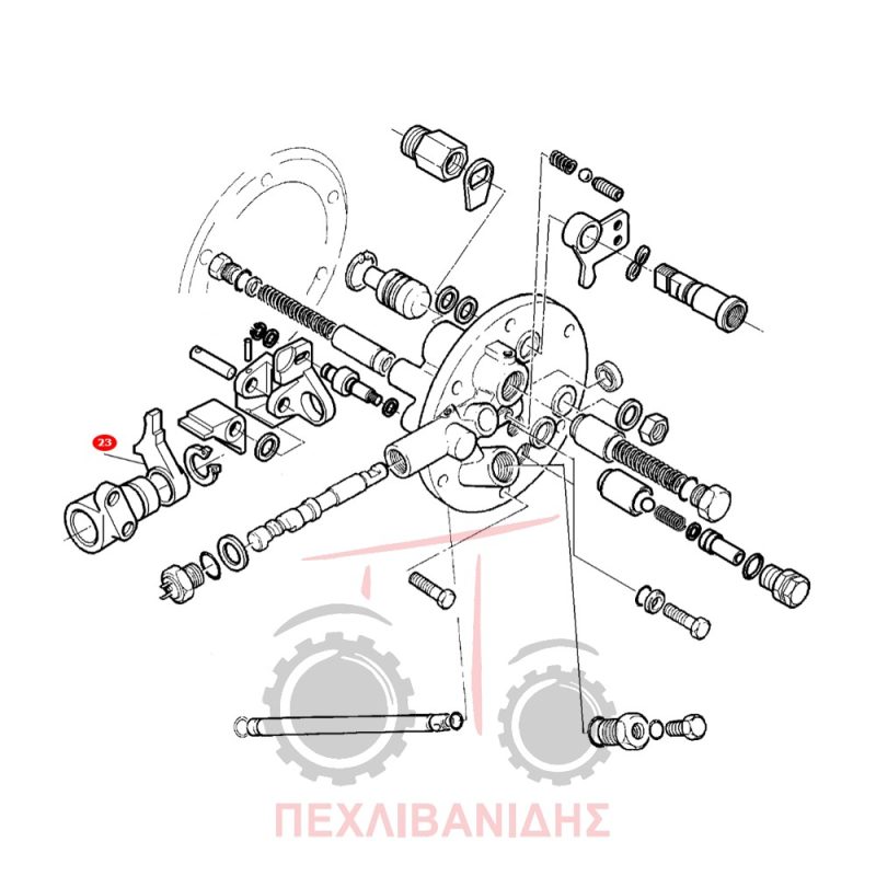 Φρενάκι καμπάνας PTO Massey Ferguson 375-390-398-399-4260 Φρενάκι καμπάνας PTO Massey Ferguson 375-390-398-399-4260