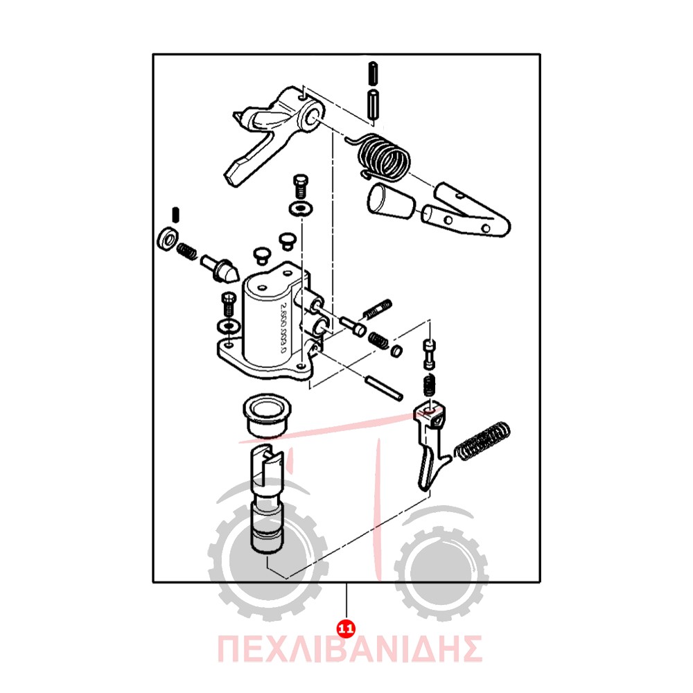 Πάνω κοτσαδούρα Massey Ferguson 1134-3690-4200