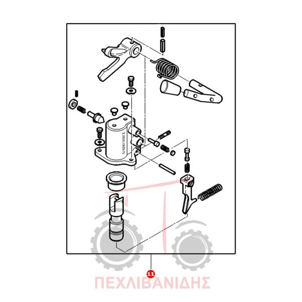 Πάνω κοτσαδούρα Massey Ferguson 1134-3690-4200