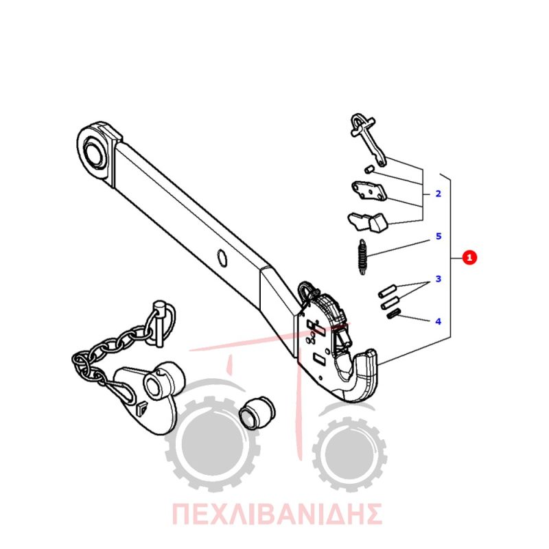 Λάμα υδραυλικού Massey Ferguson 5410-5440-5608-5709 Λάμα υδραυλικού Massey Ferguson 5410-5440-5608-5709