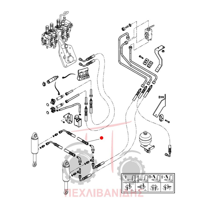 Σωλήνας Massey Ferguson 5400-6200-6400-7400