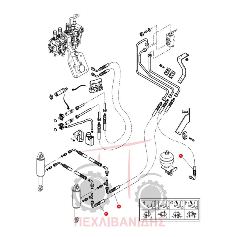 Σωλήνας Massey Ferguson 5400-6400 Σωλήνας Massey Ferguson 5400-6400