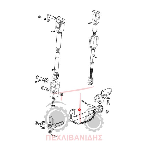 Σωλήνας κόντρας λάμας υδραυλικού Massey Ferguson 3300-3400