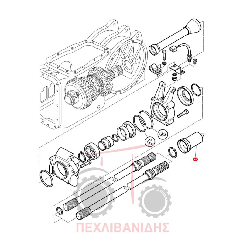 Εξωτερικό κάλυμμα PTO Massey Ferguson 390-3080-6180-8130