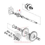 Διπλό γρανάζι PTO Massey Ferguson 3600-8100 Διπλό γρανάζι PTO Massey Ferguson 3600-8100