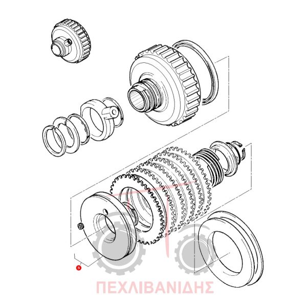 Έμβολο καμπάνας PTO Massey Ferguson 240-290-390-399-4200-4300