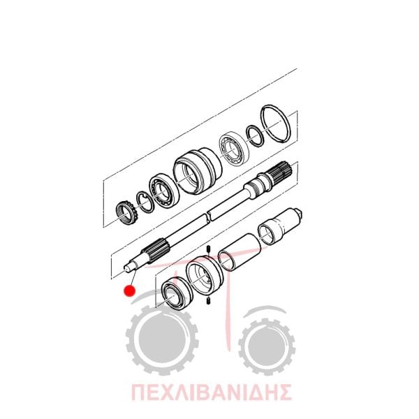 Άξονας έξω PTO Massey Ferguson 398