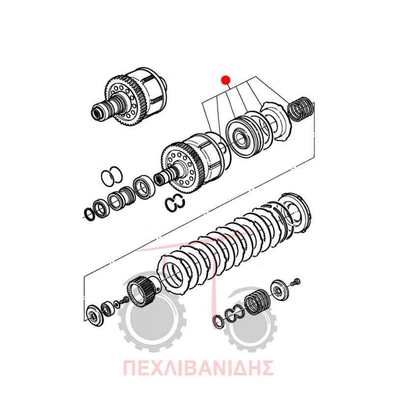Κιτ καμπάνας PTO Massey Ferguson 3000-3600