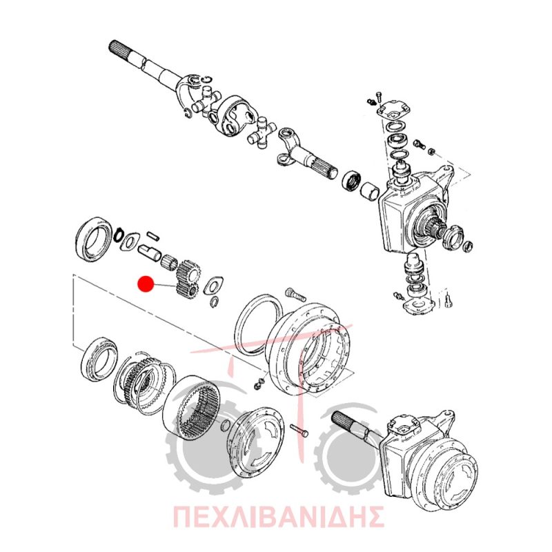 Μπροστά γρανάζι μειωτήρα Massey Ferguson 3070-397-6270 Μπροστά γρανάζι μειωτήρα Massey Ferguson 3070-397-6270