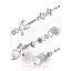 Καπάκι μπροστά μειωτήρα Massey Ferguson 5465-6200-6400-7400