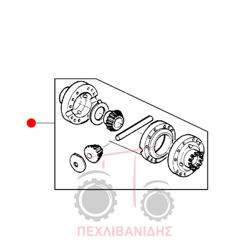 Κουτί κορώνας Massey Ferguson 3080-6100-6200-6400