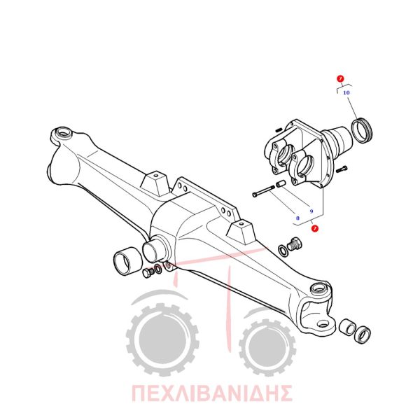 Μπροστά κουτί πηνίου Massey Ferguson 3080-4200-4300-5400-6400