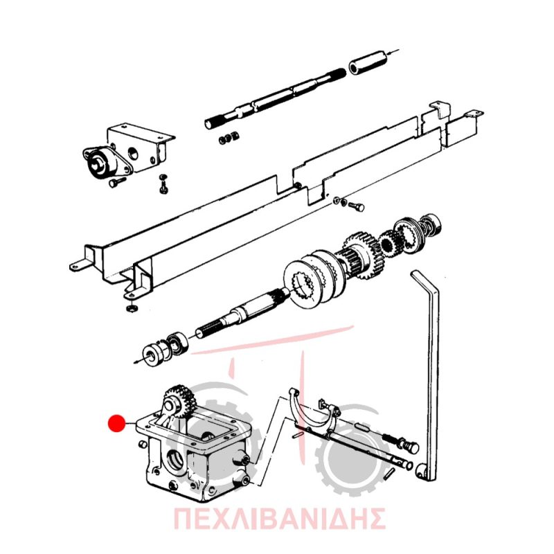 Κουτί κίνησης Massey Ferguson 154-174-184-254-293-294 Κουτί κίνησης Massey Ferguson 154-174-184-254-293-294