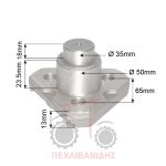 Πείρος εμπρός άξονα Massey Ferguson 6200-6400-7400-8200 Πείρος εμπρός άξονα Massey Ferguson 6200-6400-7400-8200