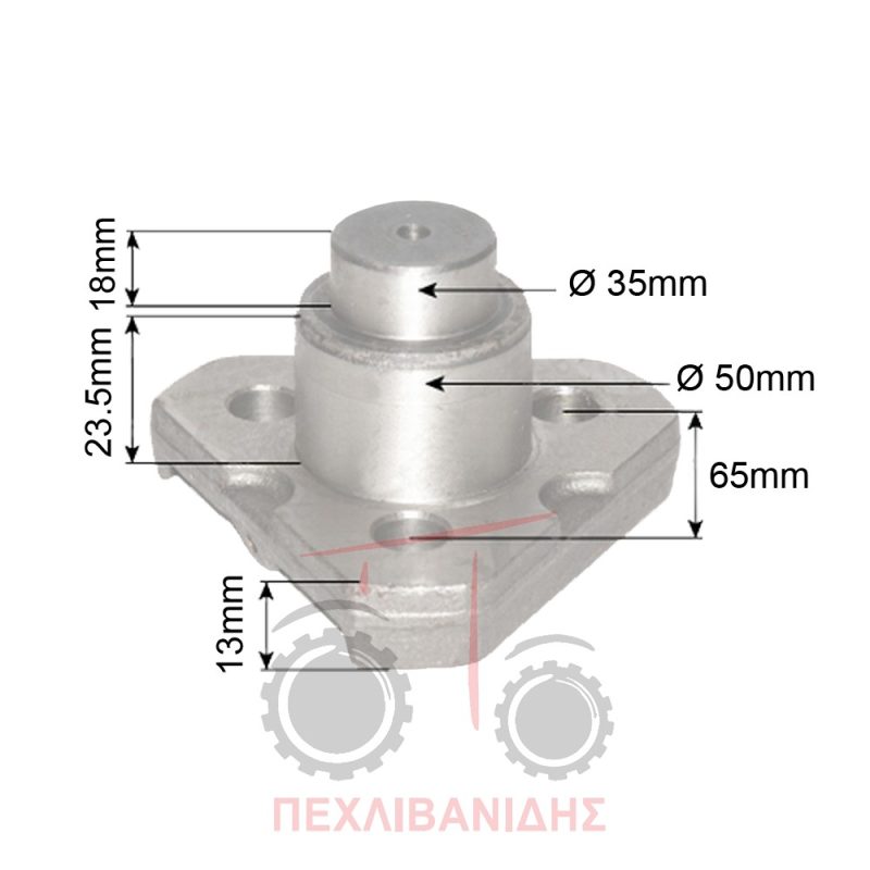 Πείρος εμπρός άξονα Massey Ferguson 6200-6400-7400-8200 Πείρος εμπρός άξονα Massey Ferguson 6200-6400-7400-8200