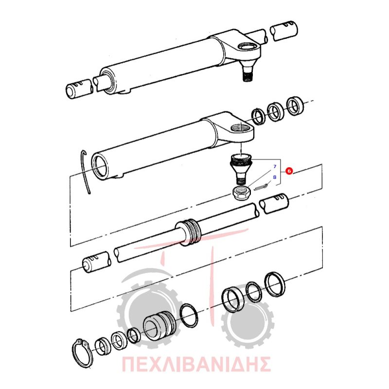 Ακρόμπαρο μπίλια Massey Ferguson 4200-4300-5400-6400