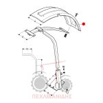 Αριστερή φτερωτή πλαστική Massey Ferguson 390-399-4245-4355-5465 Αριστερή φτερωτή πλαστική Massey Ferguson 390-399-4245-4355-5465