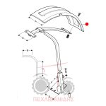 Δεξιά φτερωτή πλαστική Massey Ferguson 390-399-4245-4355-5465 Δεξιά φτερωτή πλαστική Massey Ferguson 390-399-4245-4355-5465