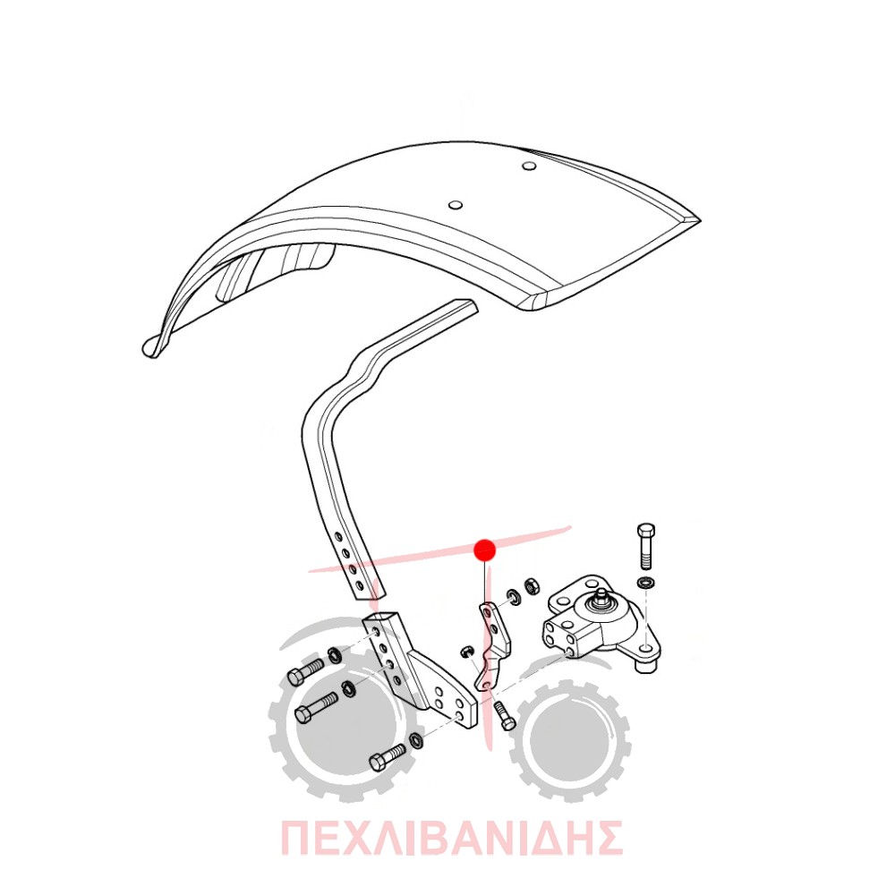 Στοπ βάσης φτερού Massey Ferguson 430