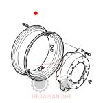 Στεφάνι μπροστά ζάντας Massey Ferguson 3655-5400-6400 Στεφάνι μπροστά ζάντας Massey Ferguson 3655-5400-6400