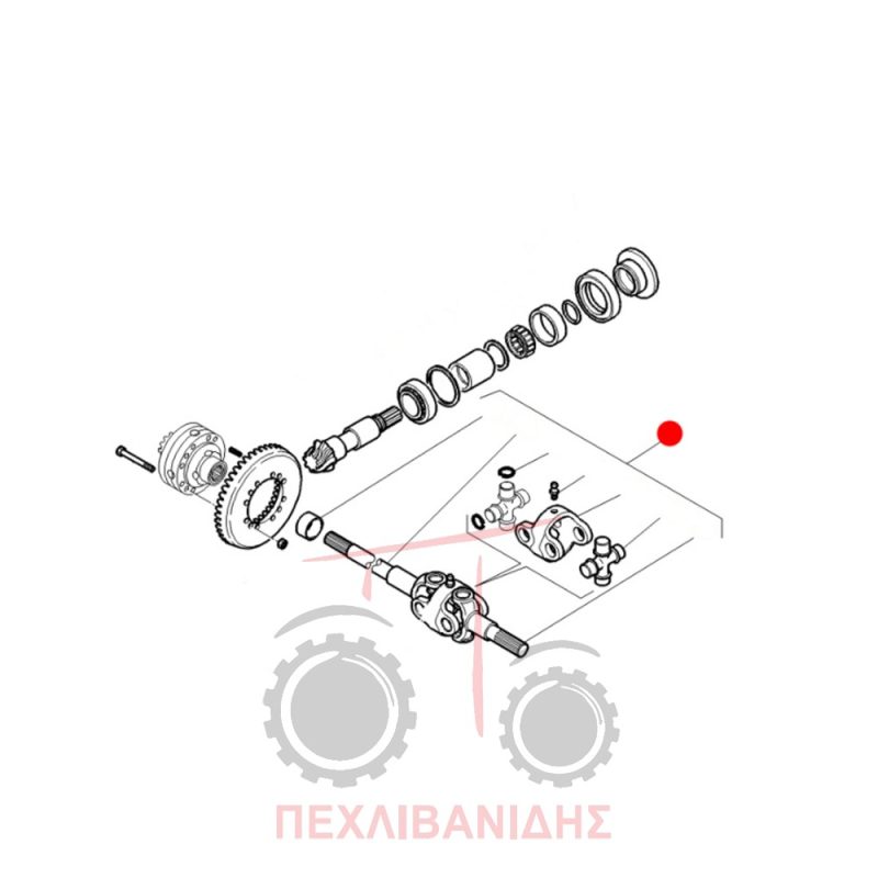 Πλήρες ημιαξώνειο AG105L Massey Ferguson 4200-4300-6265