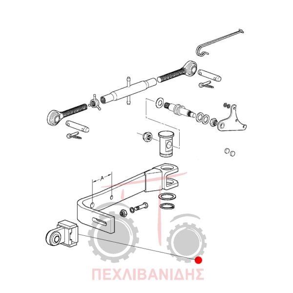 Άκρο λάμας συρταρωτό Massey Ferguson 3300-3400