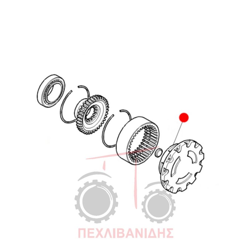Καπάκι μειωτήρα Massey Ferguson 4200-5400-6455