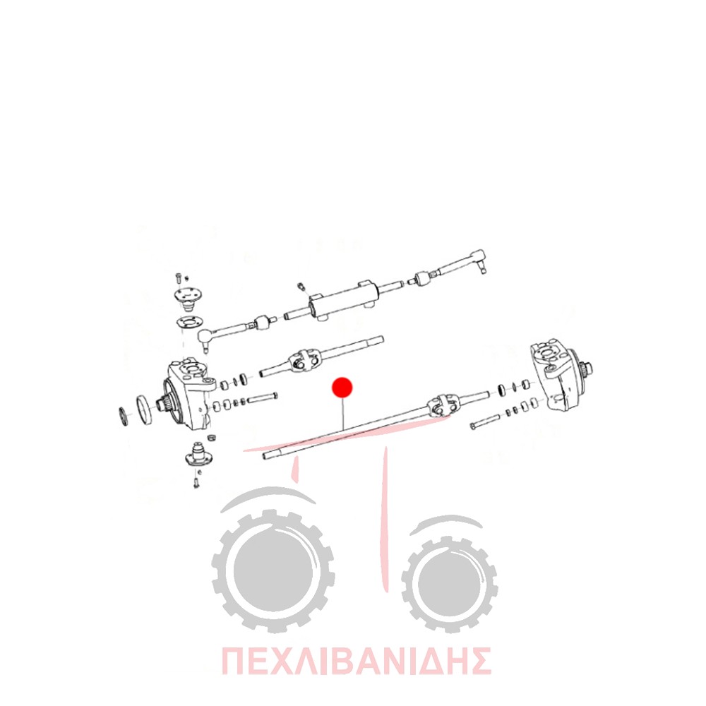 Δεξί ημιαξόνιο Massey Ferguson 2605-2615